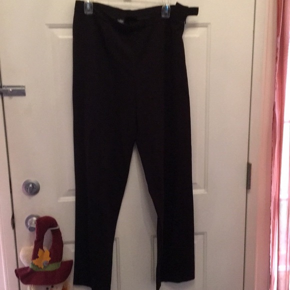 Ladies black Rafaella side zip pants, size 14 - Picture 2 of 6